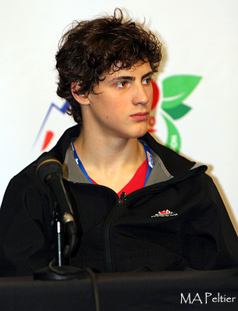 Paul Poirier (CAN) at the Free Dance Press Conference