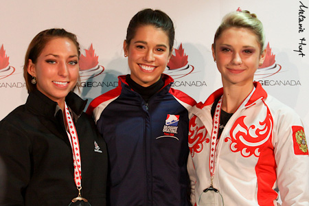 Top 3 Ladies after Free Skate