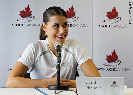 Cynthia Phaneuf (CAN), 1st after SP