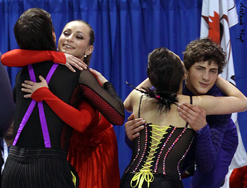 Podium hug time!
