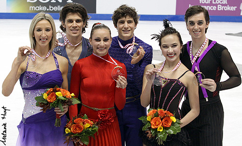 The 2010 ISU Grand Prix Skate Canada medalists