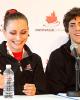Vanessa Crone &amp; Paul Poirier (CAN) after the Free Dance