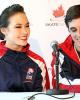 Madison Chock &amp; Greg Zuerlein (USA) after the Free Dance