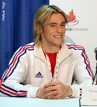 Lloyd Jones (FRA) after the Short Dance