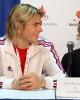 Pernelle Carron &amp; Lloyd Jones (FRA) after the Short Dance