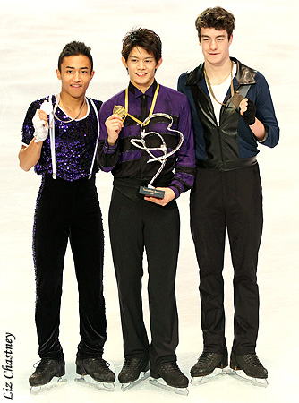 The 2010 Trophee Eric Bompard medalists