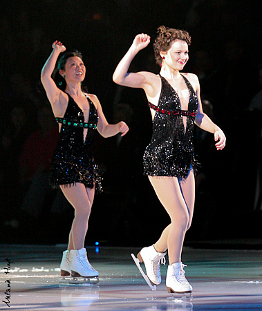 Kyoko Ina and Sasha Cohen