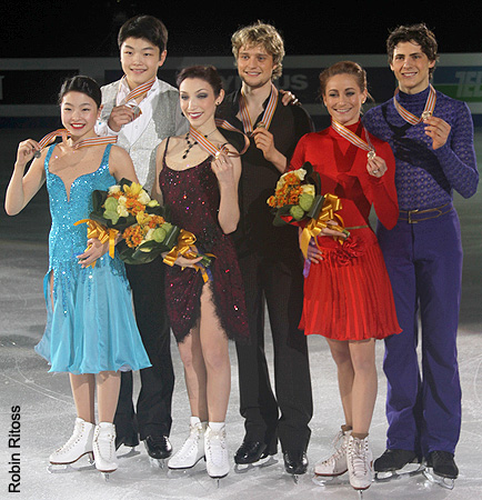 The 2011 Ice Dance Champions Pose with their Medals The 2011 Ice Dance Champions Pose with their Medals