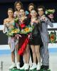 The Ice Dancing Podium at Junior Worlds
