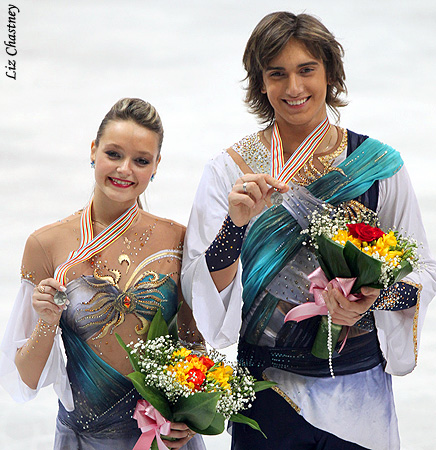 Ekaterina Pushkash &amp; Jonathan Guerreiro (RUS) Silver