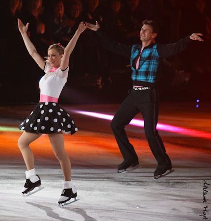 Joannie Rochette and Todd Eldredge