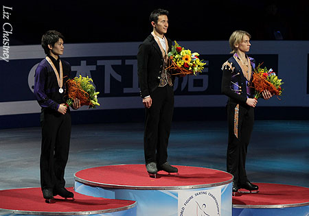 The 2011 Men's World Championship Podium