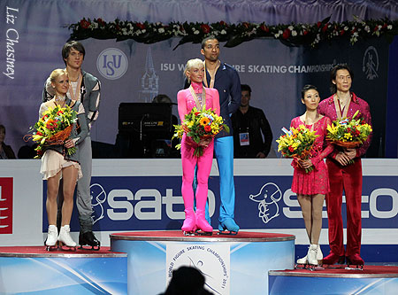 The 2011 Pairs World Championships Medalists