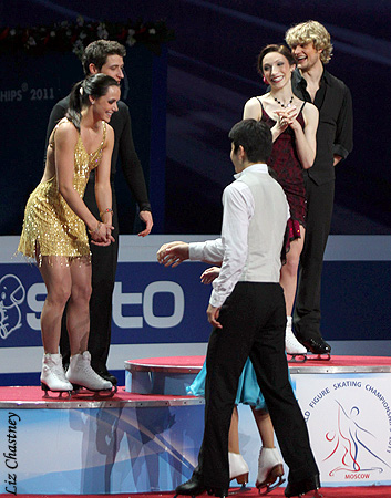 The Shibutanis congratulate Virtue &amp; Moir