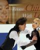 Ekaterina Bobrova &amp; Dmitri Soloviev (RUS) (sometimes the background is what catches your eye!)