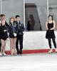 The dancers watch White's demonstration