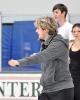 White shows a team footwork