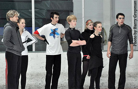 White &amp; the novice teams watch Belbin