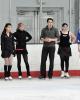 Belbin demonstrates for the novice dancers