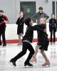 Belbin watches Katherine Gourianova &amp; Caleb Wein while other teams wait for their turn