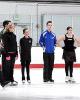 White instructs the novice ice dancers
