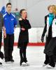 Belbin works with novice ice dancers 