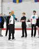 Charlie White &amp; Tanith Belbin work with the novice ice dancers