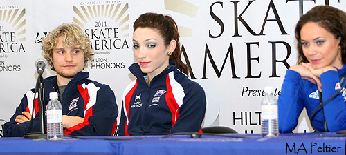 Meryl Davis &amp; Charlie White (USA), Nathalie Pechalat (FRA)