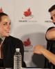 Scott Moir gives himself a pat on the back