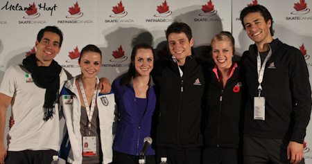 Top Three after the Short Dance Top Three after the Short Dance