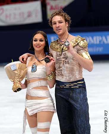 Nathalie Péchalat &amp; Fabian Bourzat (FRA), silver