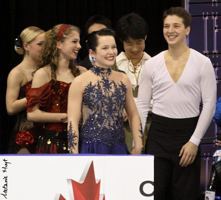 Junior Medalists before the Ceremony