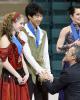 Edwards &amp; Pang receive their medals from Benoit Lavoie