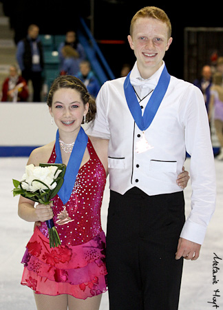 Samantha Glavine &amp; Jeff Hough, Bronze Medalists