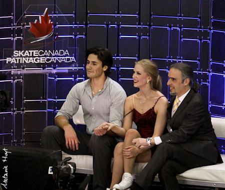 Kaitlyn Weaver, Andrew Poje, &amp; Pasquale Camerlengo