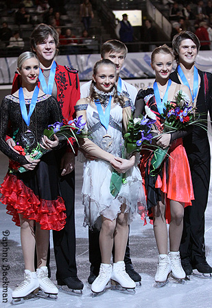 The Junior Ice Dance Medalists