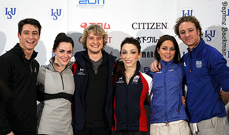 Virtue &amp; Moir, Davis &amp; White, Péchalat &amp; Bourzat