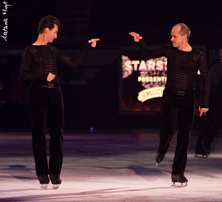 Todd Eldredge and Kurt Browning