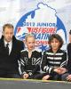 Gigi Becker & Luca Becker, w/ Dmitri Ilian (L) and Alexei Kiliakov