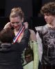 Rachel Parsons receives her pewter medal