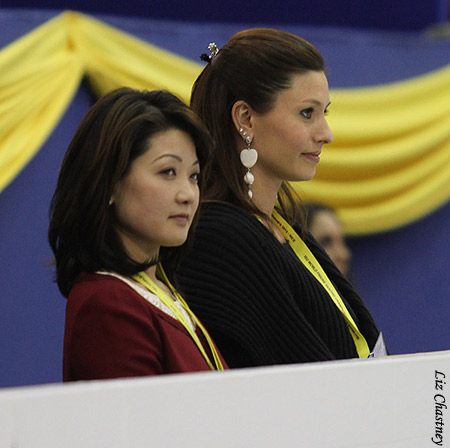 Valentina Marchei (ITA)'s coaches at the boards