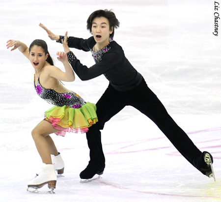 Cortney Mansour &amp; Daryn Zhunussov (KAZ)