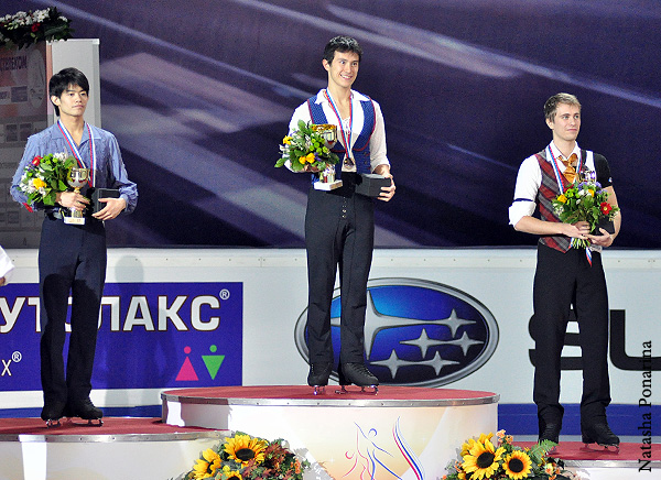 2012 Rostelecom Cup Men's Podium