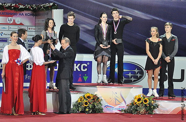 Medals are given