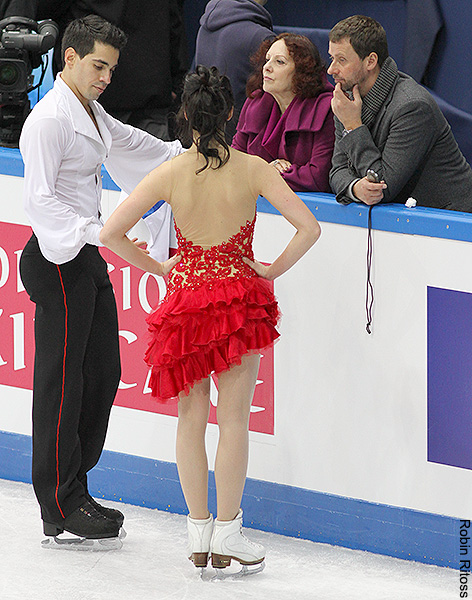 Cappellini & Lanotte w/coaches Paola Mezzadri & Igor Shpilband