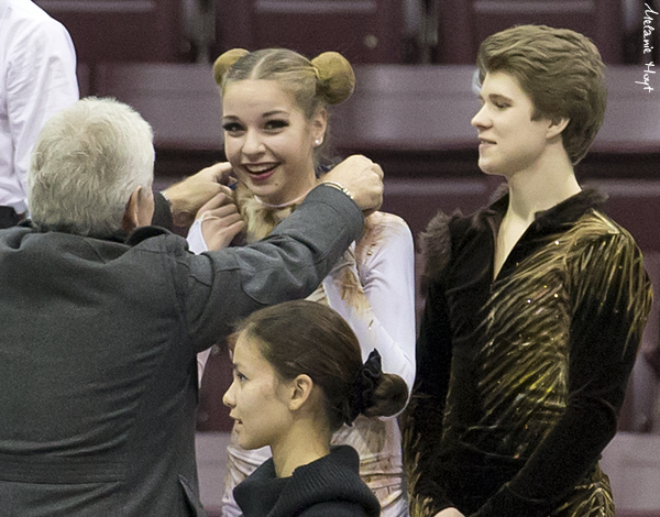 Caelen Dalmer & Shane Firus receive the bronze medals