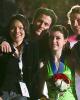 Coaches Megan Wing & Aaron Lowe with Bronze Medalists Nicole Orford & Thomas Williams