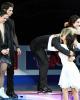 Hugs exchanged between the American medalists