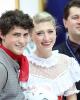 Piper Gilles & Paul Poirier with coach Juris Razgulajevs