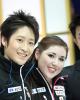 Bryna Oi & Taiyo Mizutani with coach Masakazu Naruse